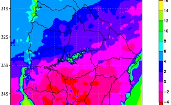 Mapa prevision temp. minimas